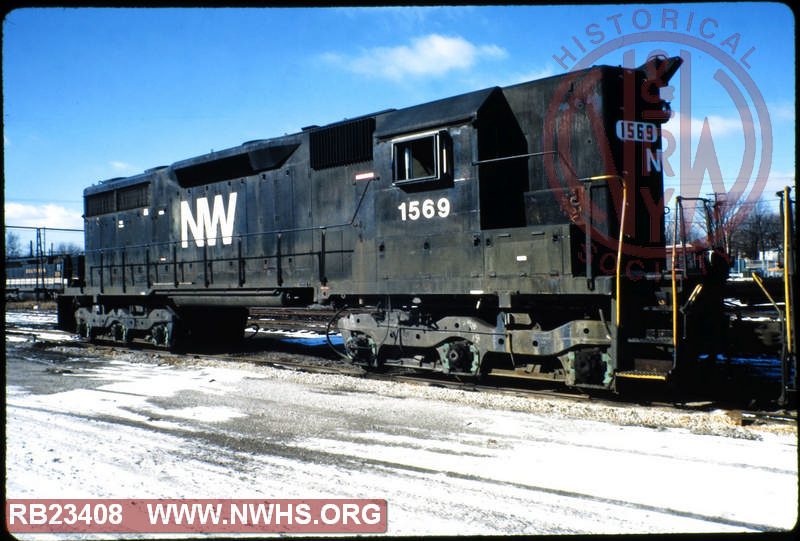 N&W EMD SD35 #1569 at Decatur, IL