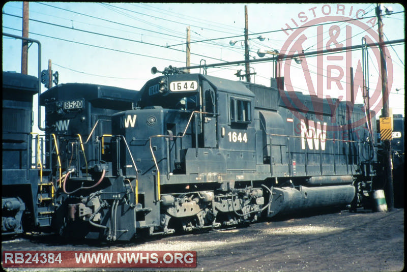 N&W EMD SD40-2 #1644 at Norfolk, VA