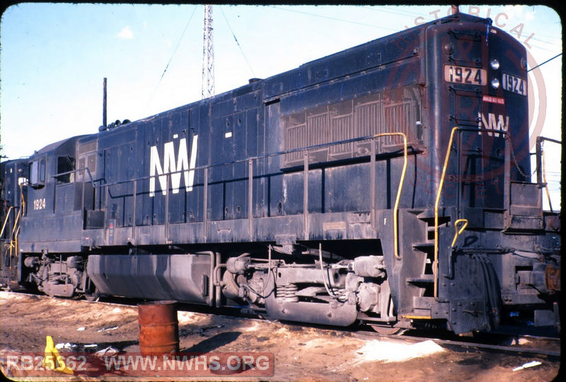 N&W GE U28B #1924 at Roanoke, VA