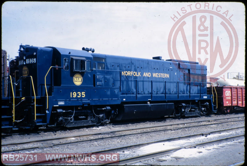 N&W GE U30B #1935 at Decatur, IL