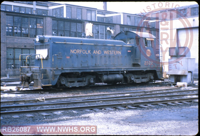 N&W EMD NW2 #2022 at Chicago, IL