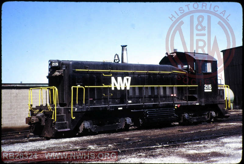 N&W GM-EMD SW8 #2115 at Alton, IL