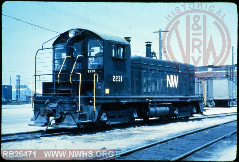 N&W EMD SW7 #2231 at Fort Wayne, IN