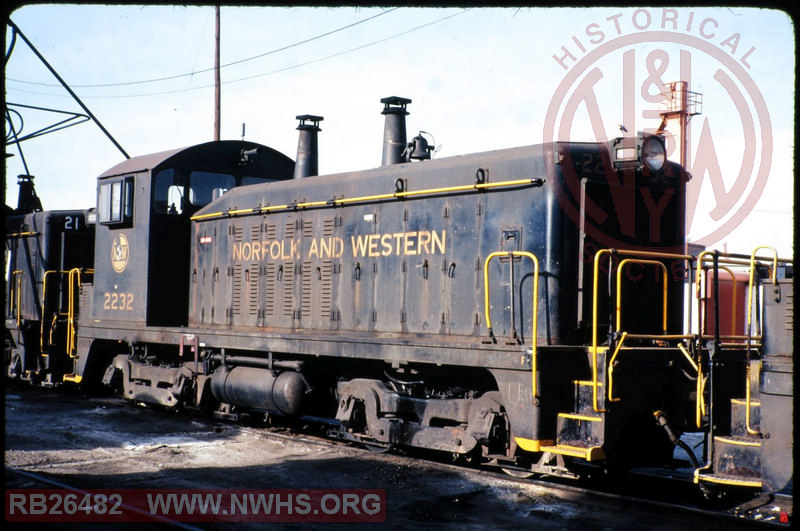 N&W EMD SW7 #2232 at Detroit, MI