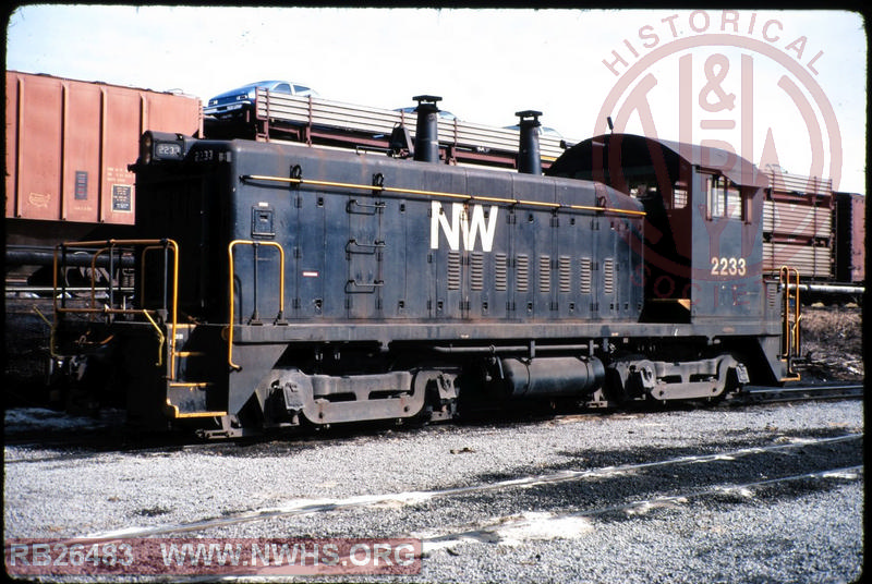 N&W EMD SW9 #2233 at Melvindale, MI