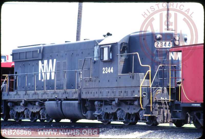 N&W EMD SD9 #2344 at Bellevue, OH