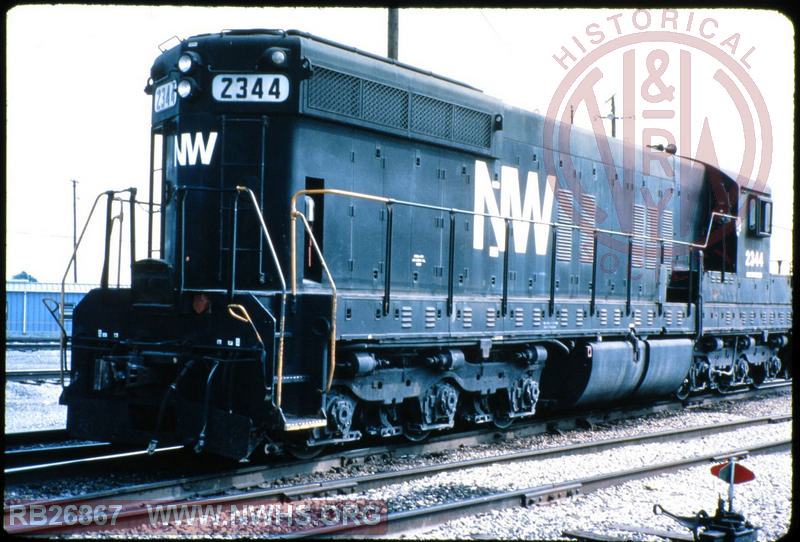 N&W EMD SD9 #2344 at Norfolk, VA