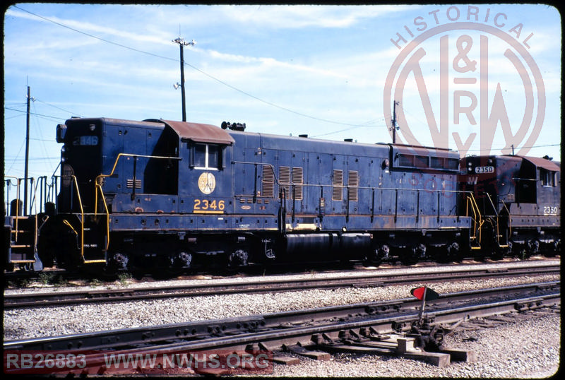 N&W EMD SD9 #2346 at Bellevue, OH