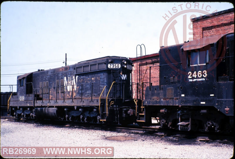 N&W EMD SD9 #2350 at Norfolk, VA