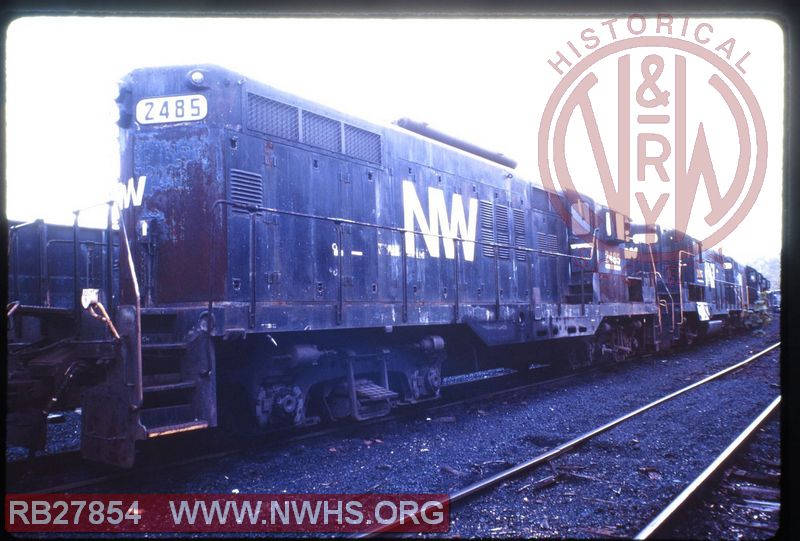 N&W EMD GP9 #2485 at Roanoke, VA