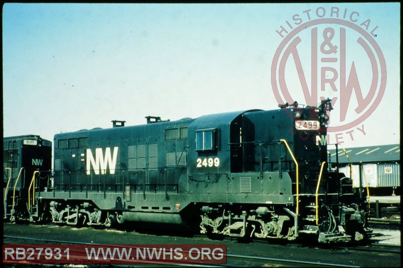 N&W EMD GP9 #2499 at Chicago, IL