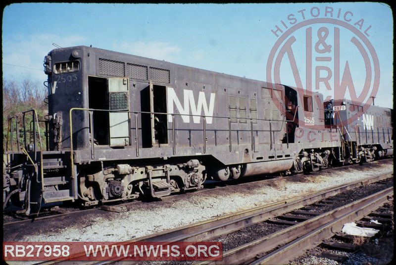 N&W EMD GP9 #2505 at Roanoke, VA