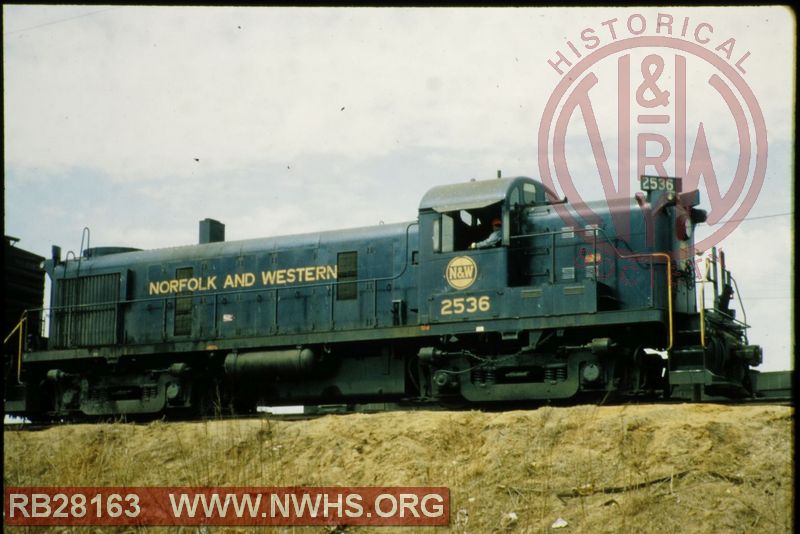 N&W ALCO RS-3 #2536 at Kansas City, MO