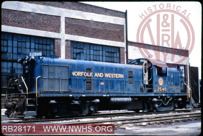 N&W ALCO RS-3 #2540 at Kansas City, MO