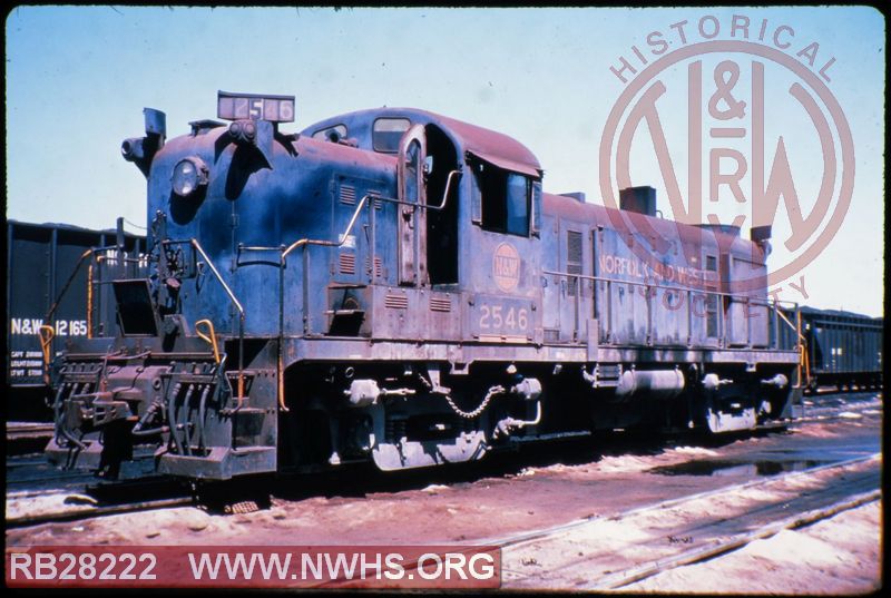 N&W ALCO RS-3 #2546 at Norfolk, VA