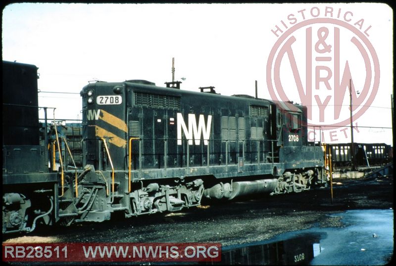 N&W EMD GP18 #2708 at Norfolk, VA