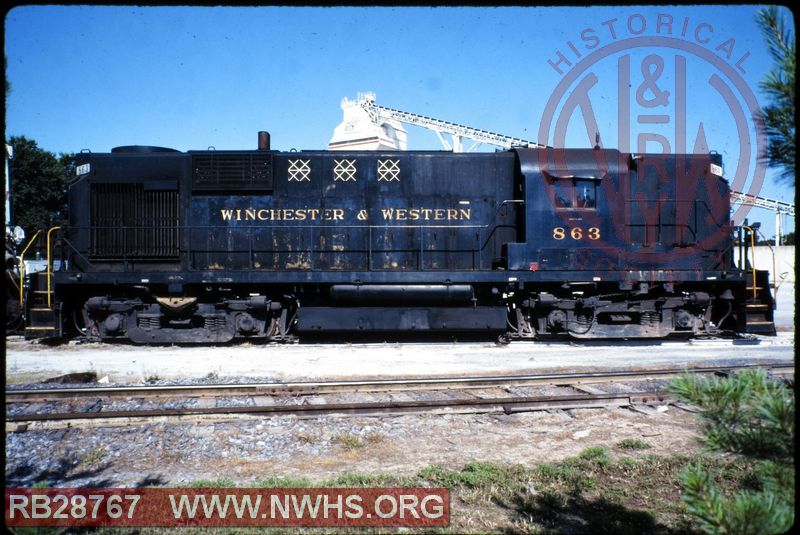 N&W ALCO RS-11 #2863 at Winchester, VA