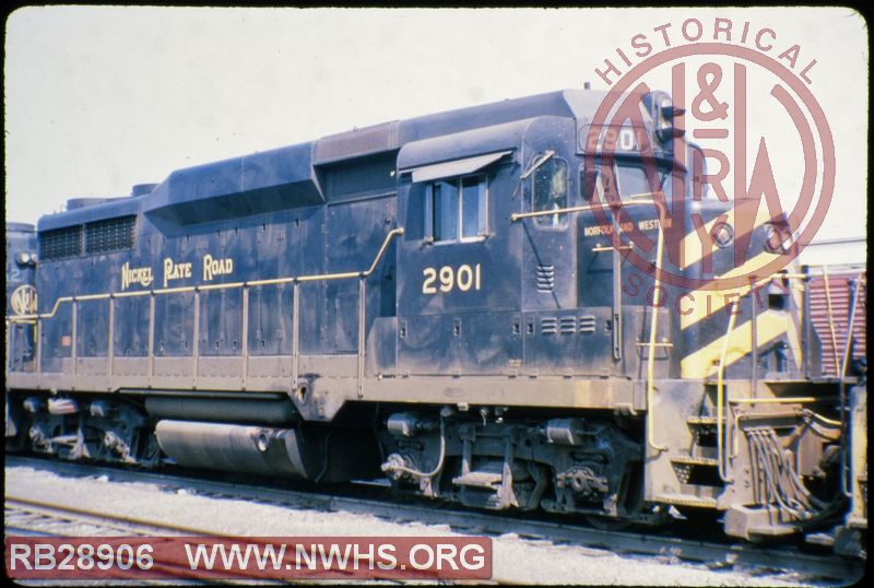 N&W EMD GP30 #2901 at Decatur, IL