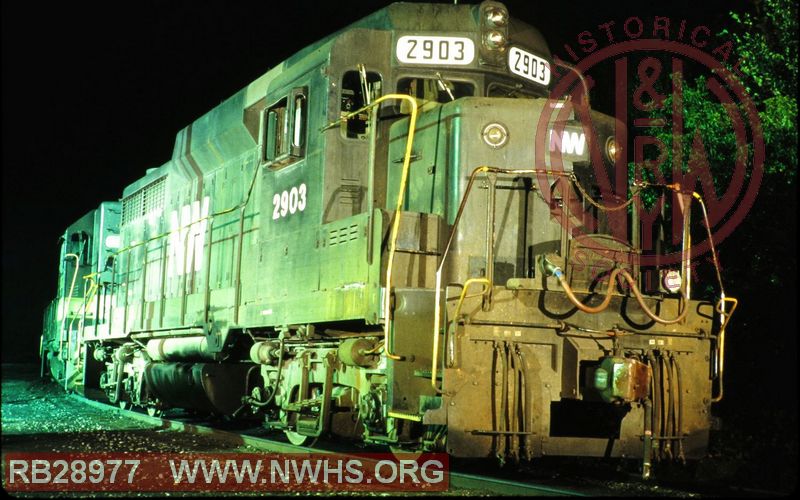 N&W EMD GP30 #2903 at Dayton, IN.