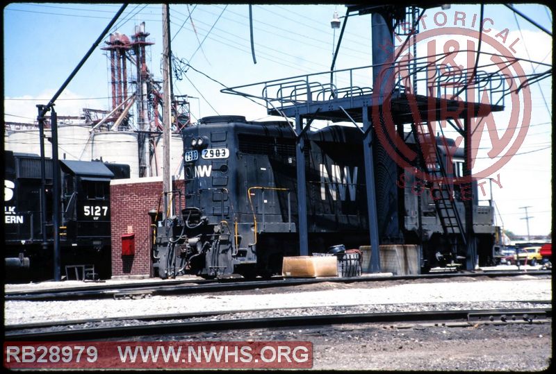 N&W EMD GP30 #2903 at New Haven, IN