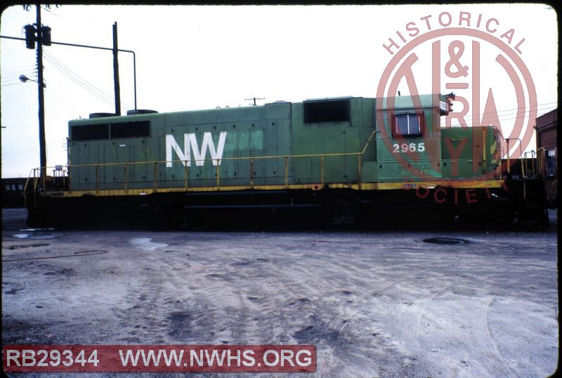 N&W EMD SD39 #2965 at Norfolk, VA