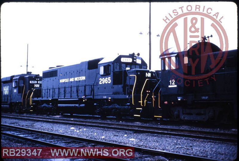 N&W EMD SD39 #2965 at Norfolk, VA