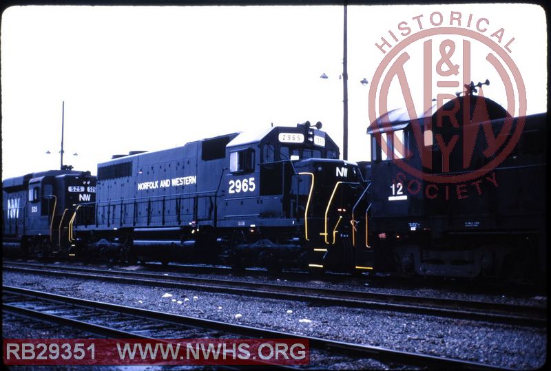 N&W EMD SD39 #2965 at Norfolk, VA