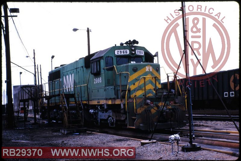 N&W EMD SD39 #2966 at Norfolk, VA