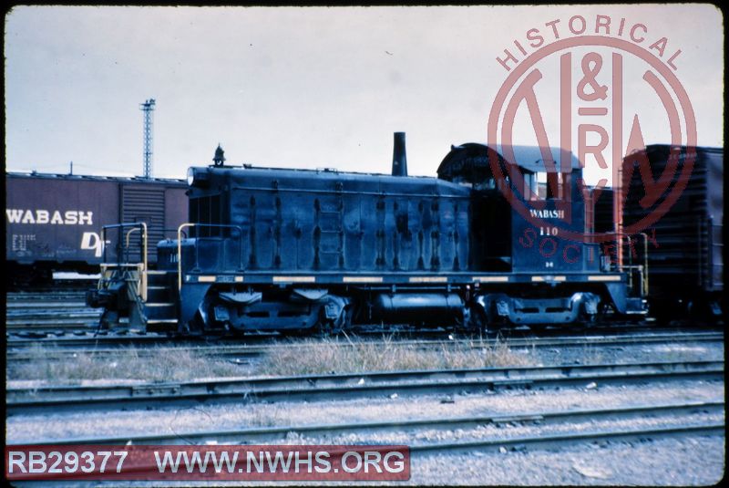 Wabash EMD SW1 #110 at St Louis, MO