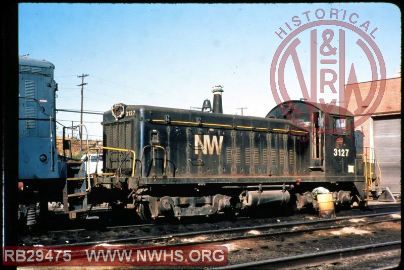 N&W GMD-LTD SW8 #3127 at Roanoke, VA