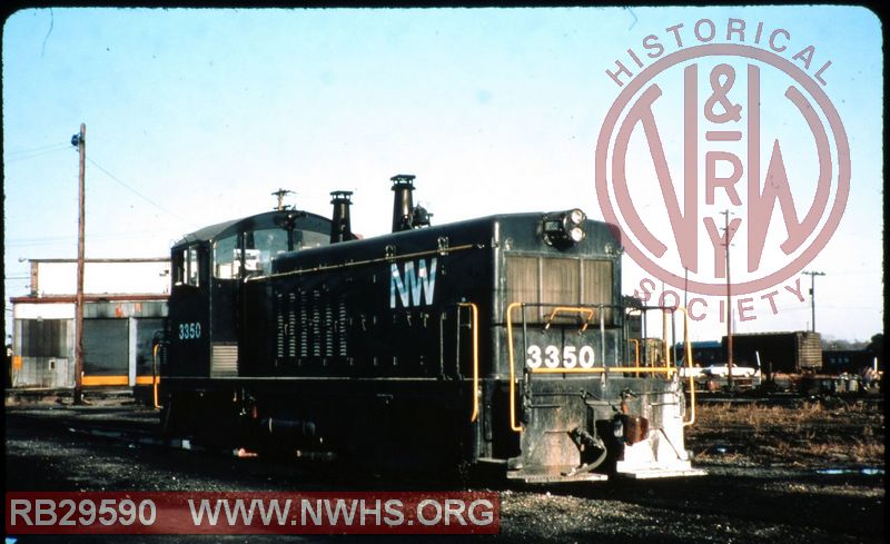 N&W EMD NW2 #3350 at Norfolk, VA