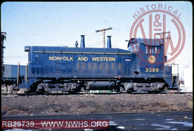 N&W EMD SW9 #3369 at Detroit, MI