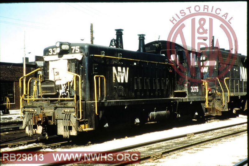 N&W EMD SW1200 #3375 at Chicago, IL