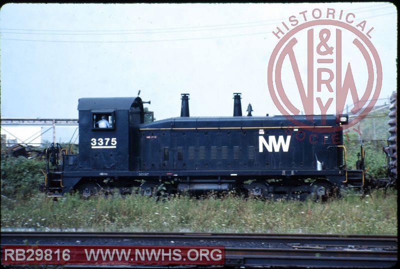 N&W EMD SW1200 #3375 at Chicago, IL