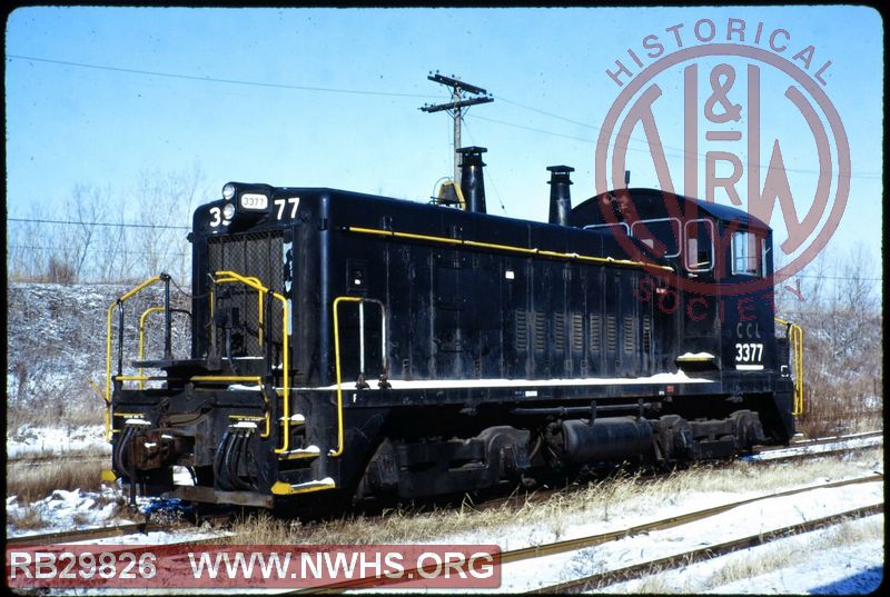 N&W EMD SW1200 #3377 at Chicago, IL