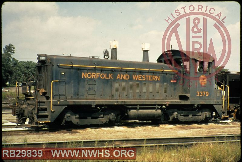 N&W EMD SW1200 #3379 at Decatur, IL