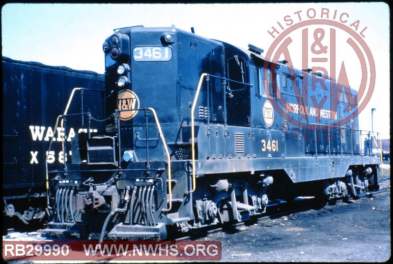 N&W EMD GP7 #3461 at Springfield, IL