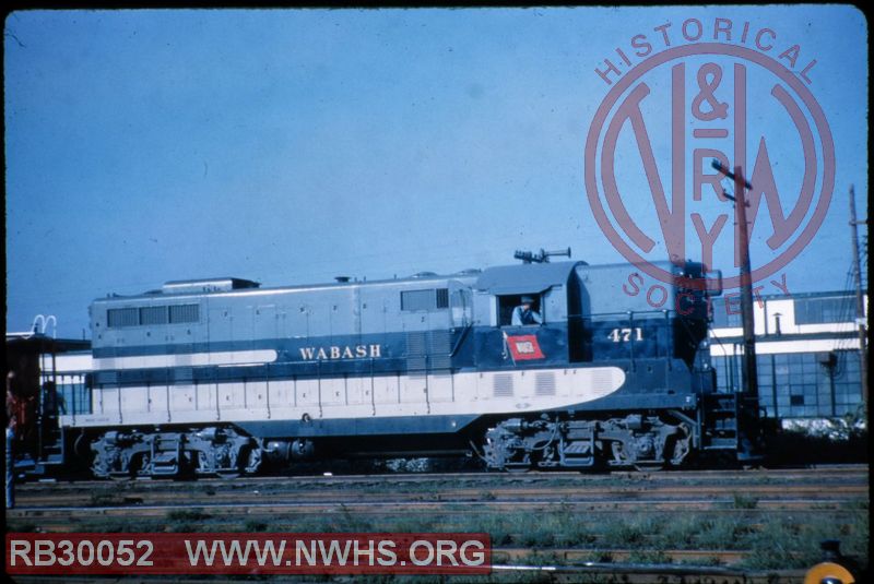 Wabash EMD GP7 #471 at St Louis, MO