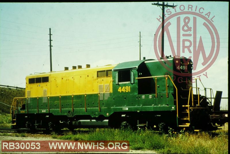 Rock Island EMD GP7 #4491 at Denver, CO