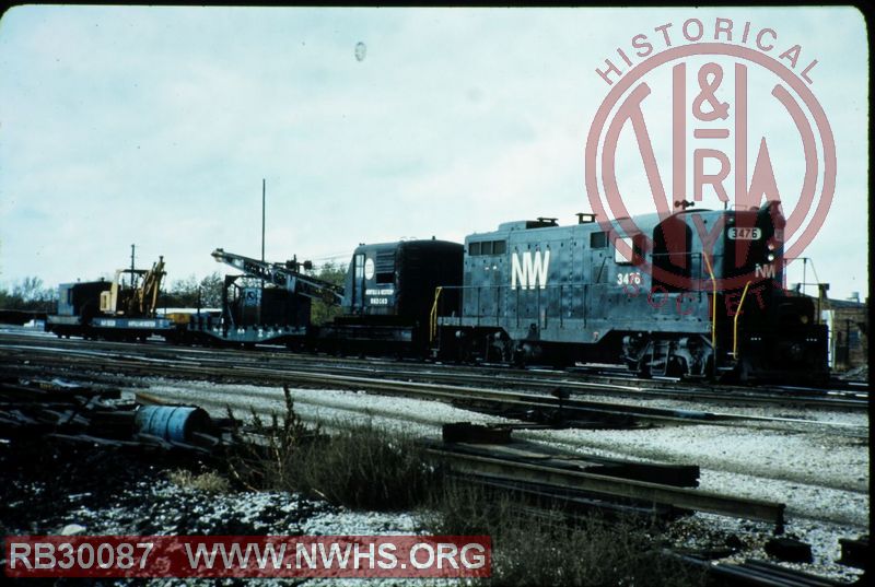 N&W EMD GP7 #3476 at Chicago, IL