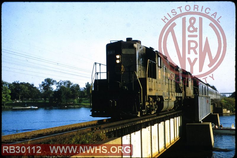 N&W EMD GP7 #3481 at Springfield, IL