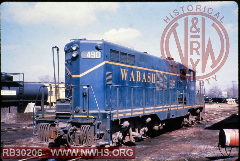 Wabash EMD GP9 #490 at Danville, IL