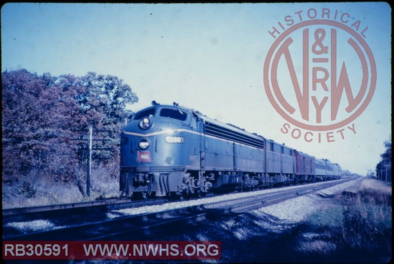 Wabash EMD E8A #1007 at Sangamon, IL