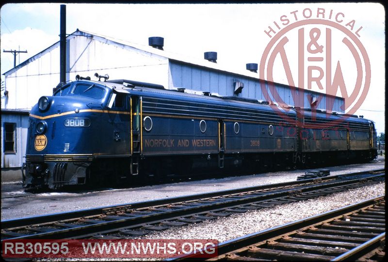 N&W EMD E8A #3808 at Melvindale, MI