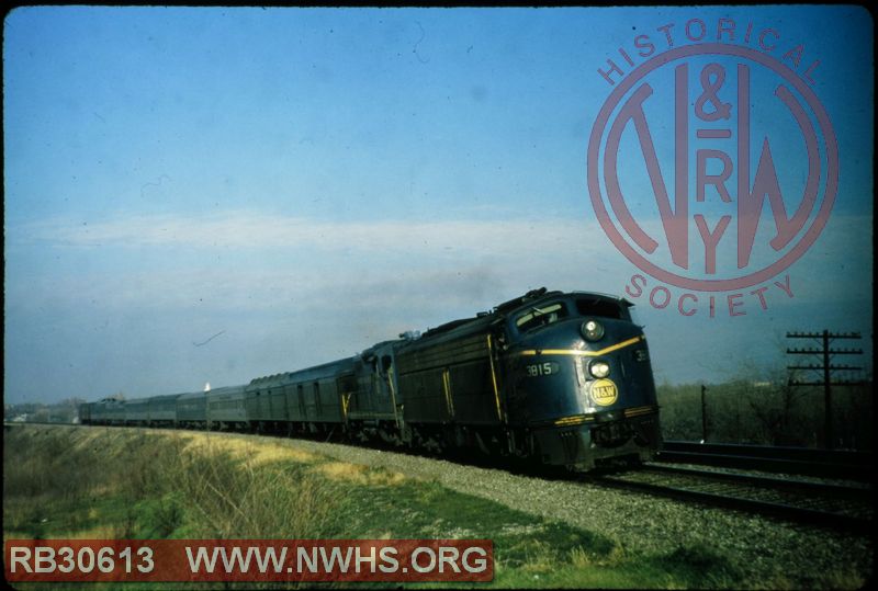 N&W EMD E8A #3815 at Decatur, IL