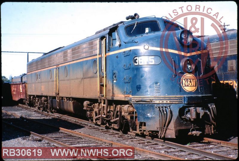 N&W EMD E8A #3815 at Decatur, IL