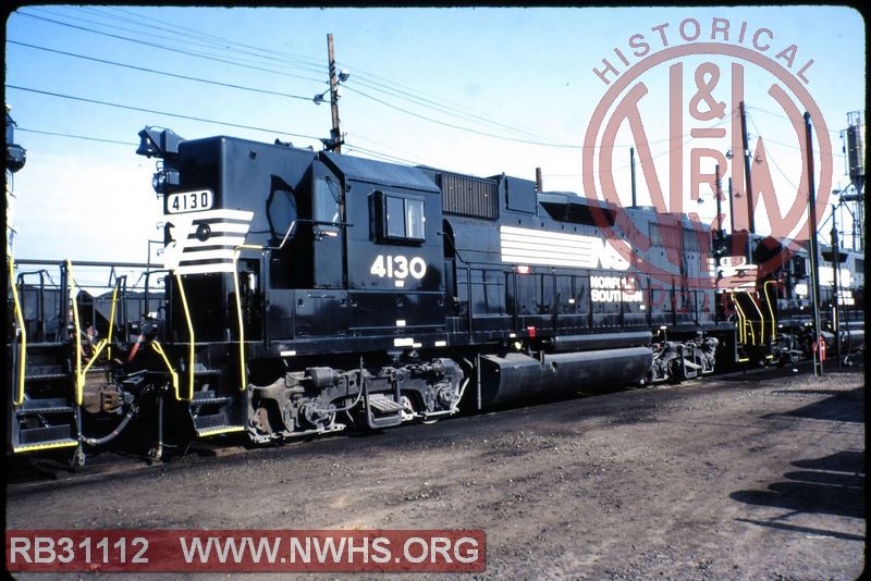 N&W EMD GP38AC #4130 at Norfolk, VA