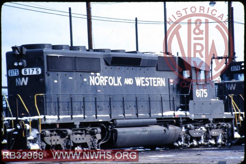 N&W EMD SD40-2 #6175 at Norfolk, VA