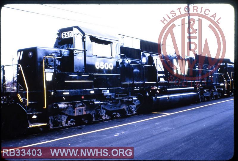 N&W EMD SD50-S #6500 at Norfolk, VA