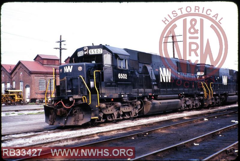 N&W EMD SD50-S #6502 at Crewe, VA